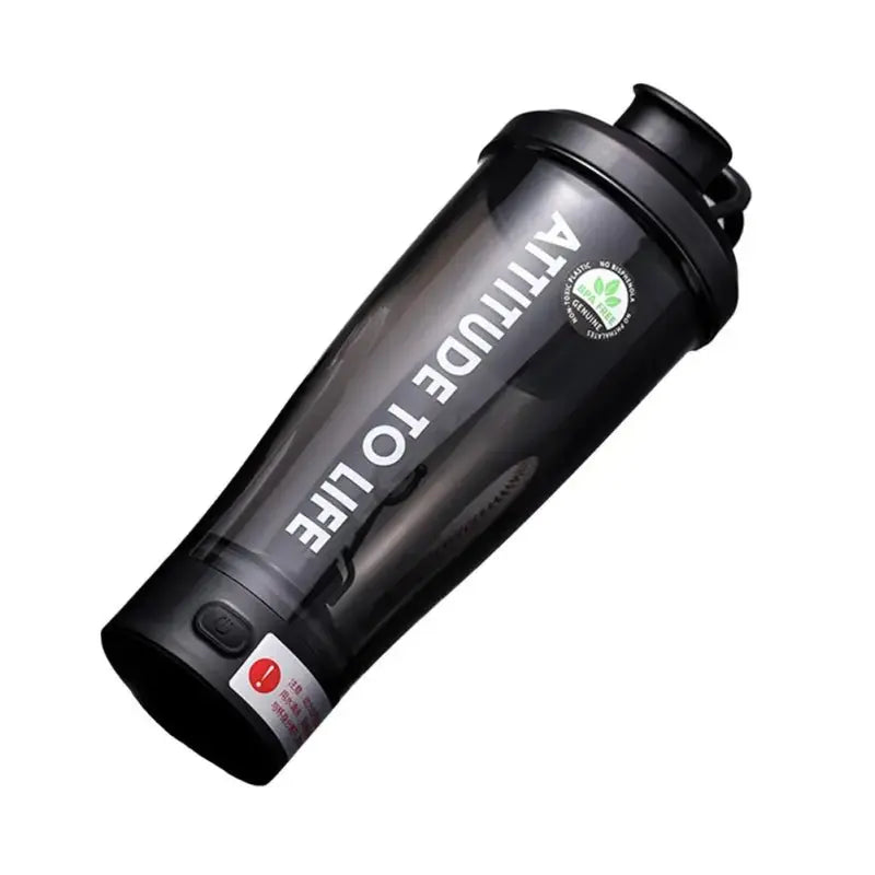 Electric Portable Fitness Cup Black TwinTilt Steel Pet Feeder