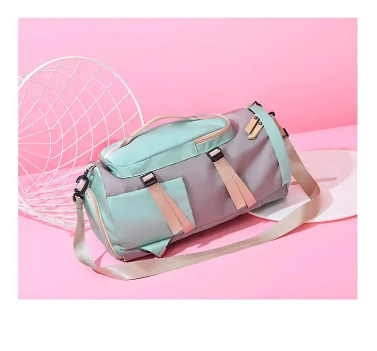 Fitness Gym Bag Pink TwinTilt Steel Pet Feeder