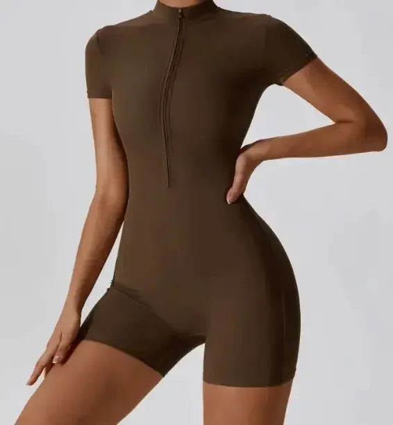 Zipper Yoga Jumpsuit Brown (XL) XL TwinTilt Steel Pet Feeder