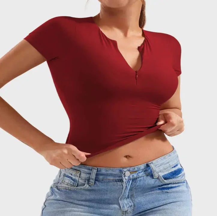 FlexiFit Yoga Zip Tee Red L TwinTilt Steel Pet Feeder