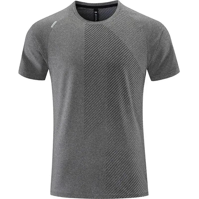 2023 Men's Summer Quick-Dry Sport T-Shirt for Training Grey M