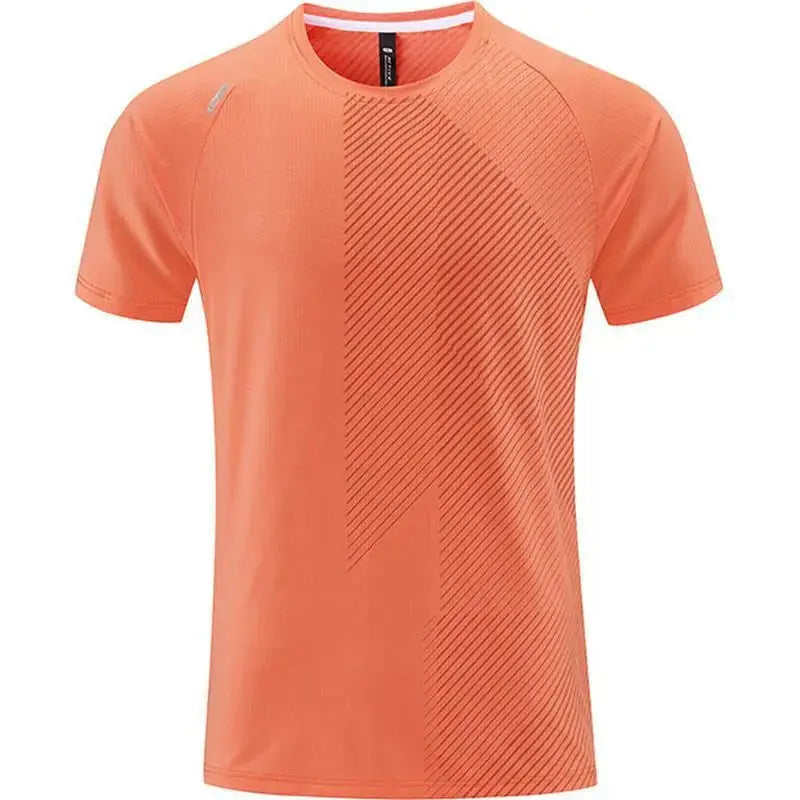 2023 Men's Summer Quick-Dry Sport T-Shirt for Training Orange M TwinTilt Steel Pet Feeder