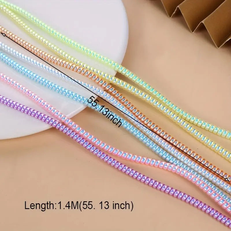 55 Laser Magic Color Mobile Charger Cable: High-Grade Protection & Environmental Sense - Winder