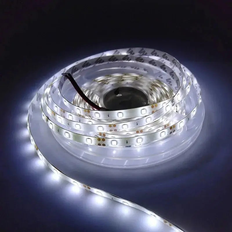 5M Only Led Strip 3528/5050 DC12V 60LEDs/m Flexible LED Light RGB White/ Warm White/ Red/ Greed/ Blue/ Yellow For Room Deco White 5M-Only Strip