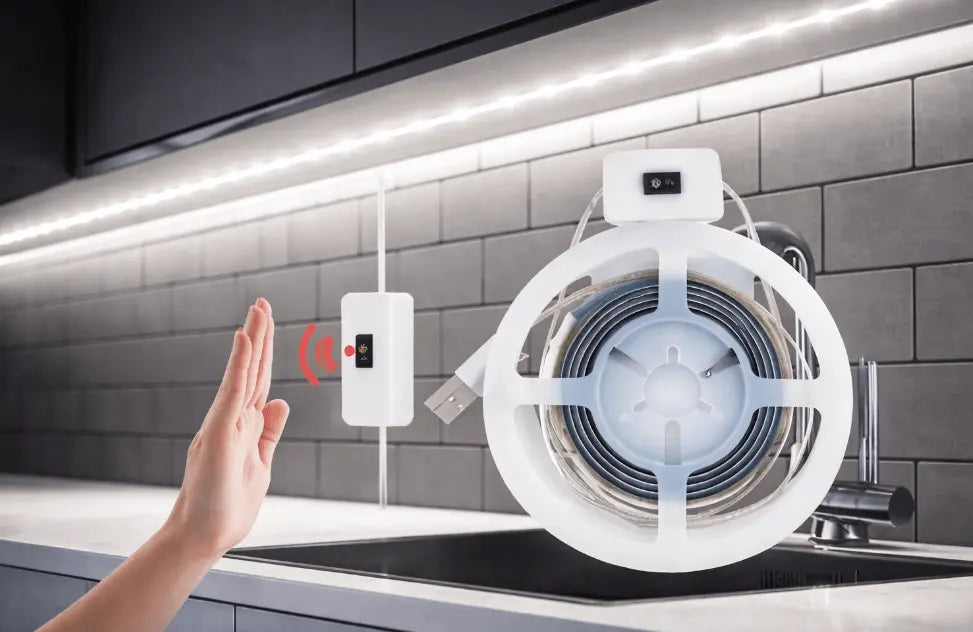 5V LED Light Strip Smart Dimmer Gesture Sensor Switch Control Easy to install Suitable For Living Room,Cupboard,Bedroom Lighting TwinTilt Steel Pet Feeder