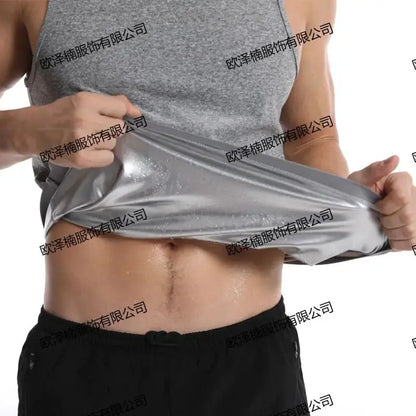 Men's Thermal Workout Vest Light gray M TwinTilt Steel Pet Feeder