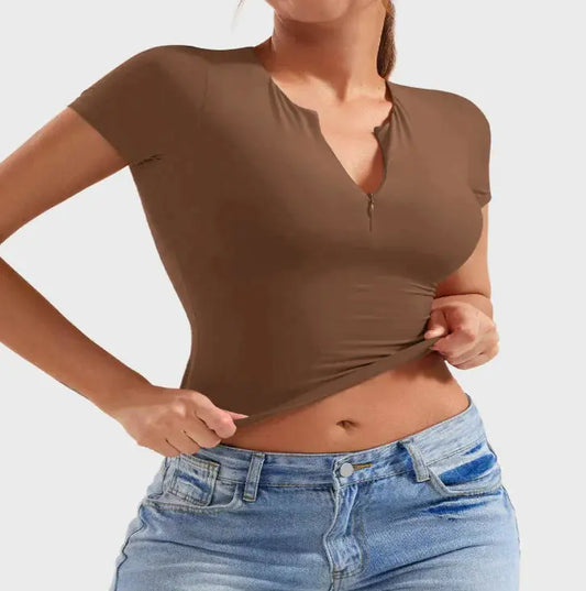 FlexiFit Yoga Zip Tee