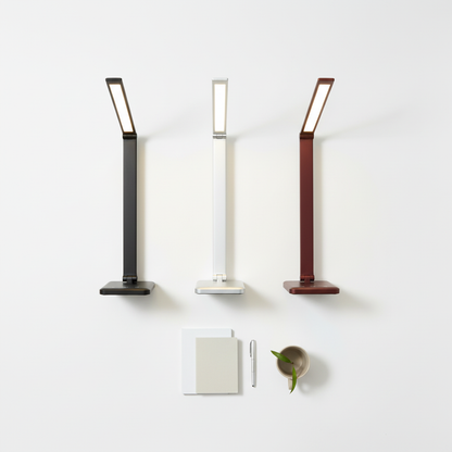 SleekTouch 5-Mode LED Lamp TwinTilt Steel Pet Feeder