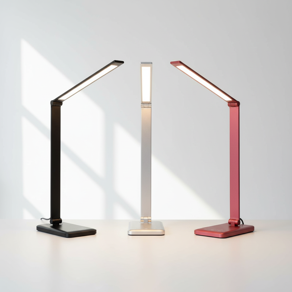 SleekTouch 5-Mode LED Lamp TwinTilt Steel Pet Feeder