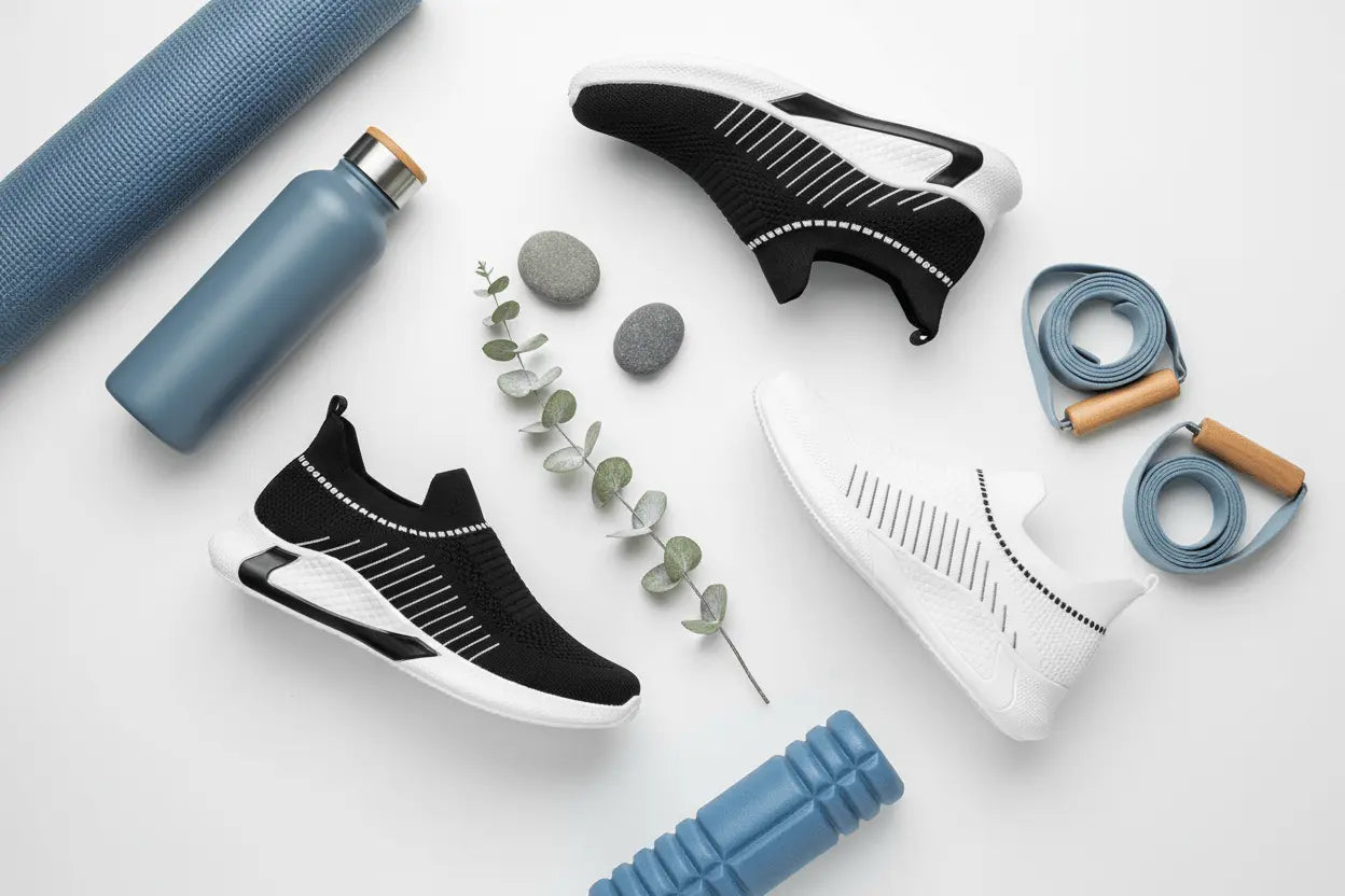 AllSeason FlyKnit Sneakers black white 43 TwinTilt Steel Pet Feeder