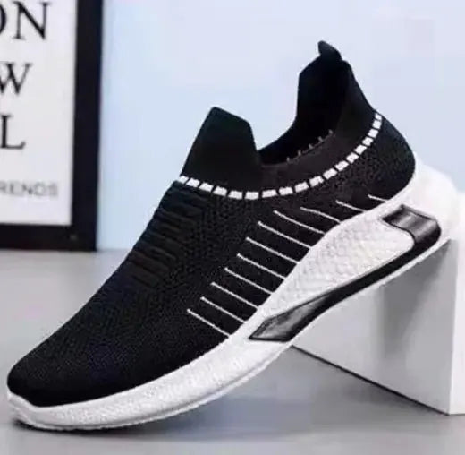 AllSeason FlyKnit Sneakers black white 39
