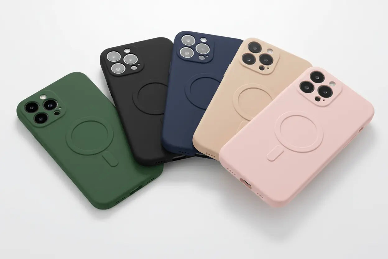 Astubia Square Liquid Silicone Phone Case for iPhone Amethyst iPhone 13 TwinTilt Steel Pet Feeder