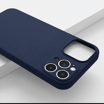 Astubia Square Liquid Silicone Phone Case for iPhone Amethyst iPhone 13 TwinTilt Steel Pet Feeder