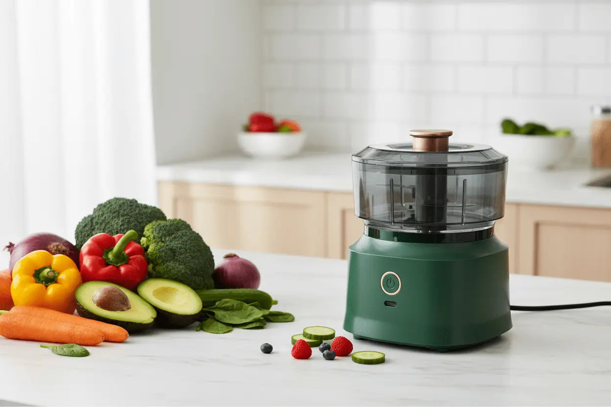 Automatic Electric Garlic Press TwinTilt Steel Pet Feeder