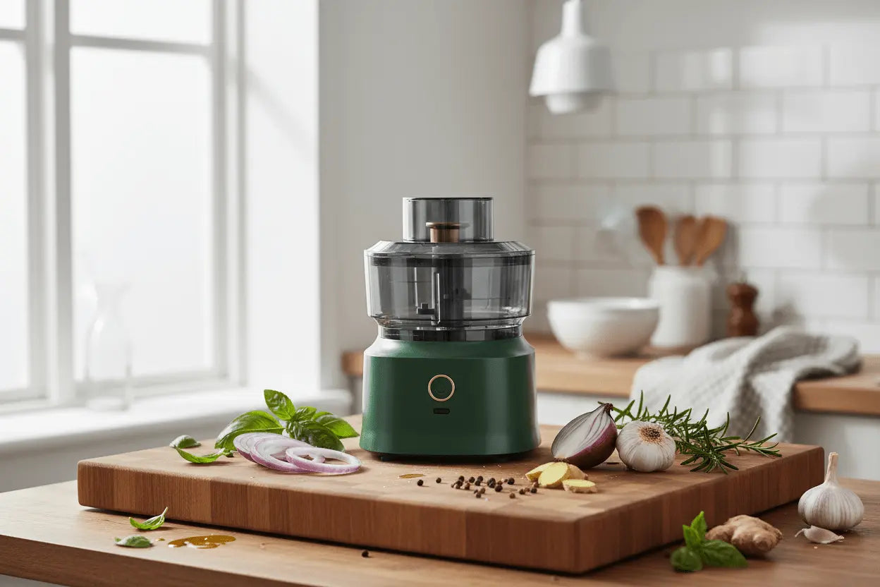 Automatic Electric Garlic Press TwinTilt Steel Pet Feeder