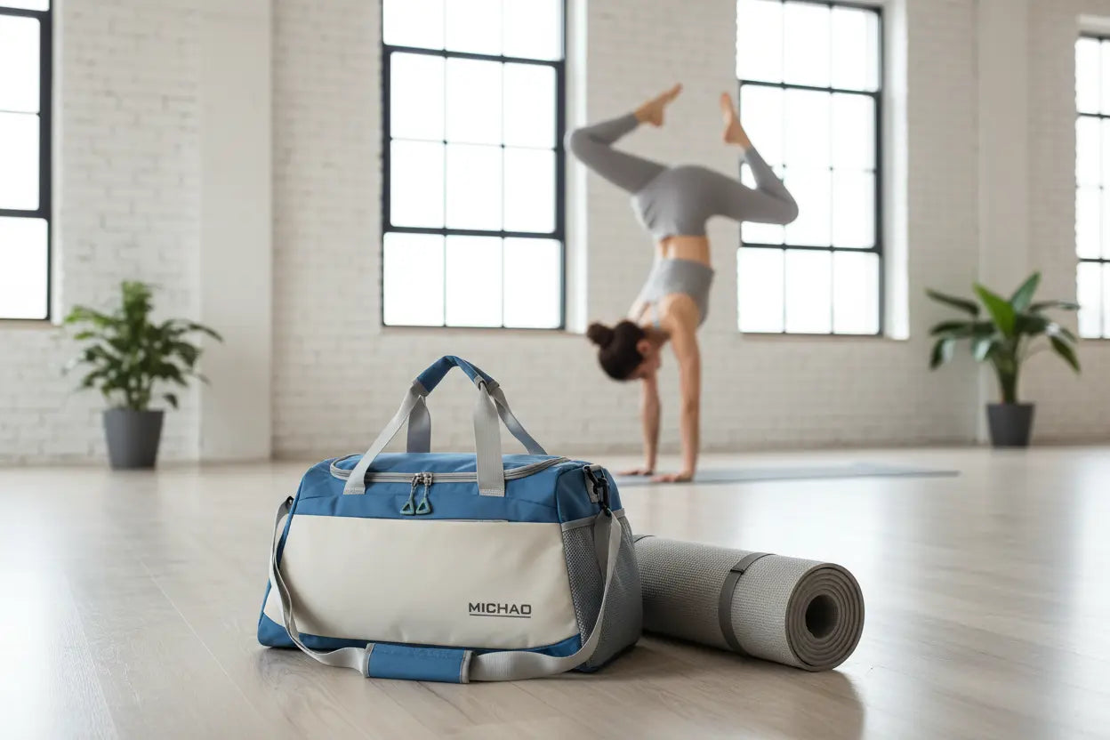 Fashionable Portable Yoga Sports Bag Black TwinTilt Steel Pet Feeder