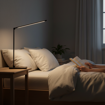 SleekTouch 5-Mode LED Lamp TwinTilt Steel Pet Feeder