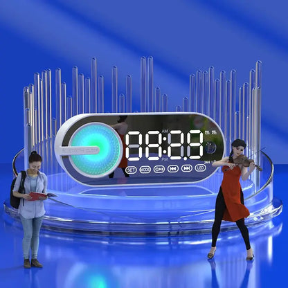 Bluetooth Audio Timekeeper White Premium Edition TwinTilt Steel Pet Feeder