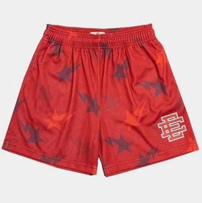 Casual Fitness Basketball Shorts Red L TwinTilt Steel Pet Feeder