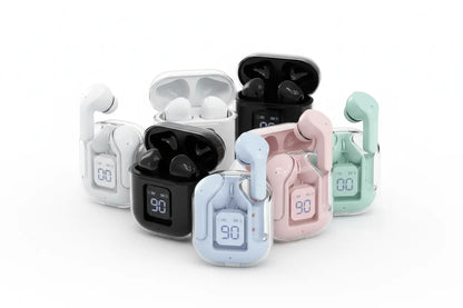 Colorful Sound Wireless Bluetooth Earbuds with Noise Canceling (One Pair) TwinTilt Steel Pet Feeder