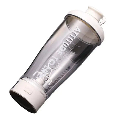 Electric Portable Fitness Cup White TwinTilt Steel Pet Feeder