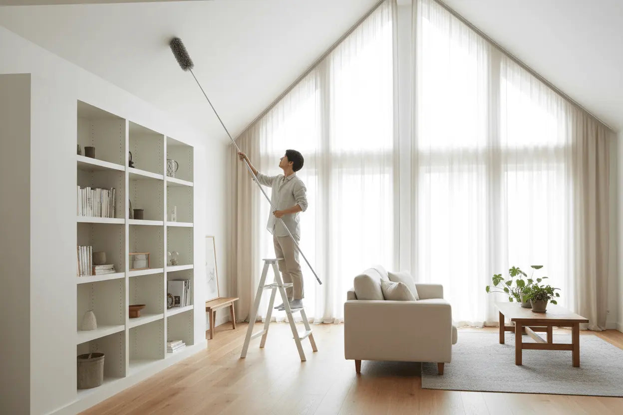 Extra-Long Microfiber Duster TwinTilt Steel Pet Feeder