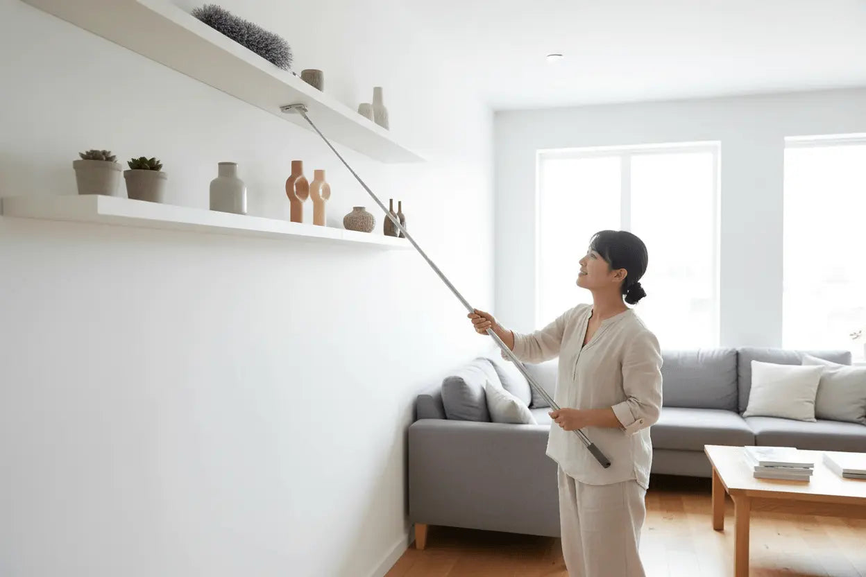 Extra-Long Microfiber Duster TwinTilt Steel Pet Feeder