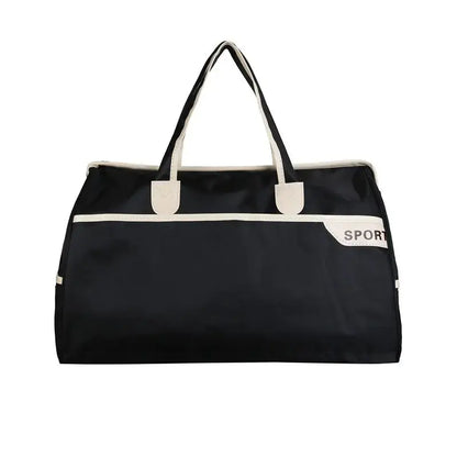 Fashionable Large Capacity Travel Bag for Men and Women Black TwinTilt Steel Pet Feeder