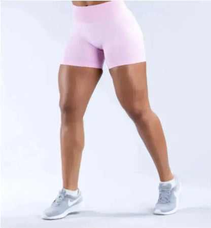 FlexFlow Seamless Yoga Shorts Pink XS TwinTilt Steel Pet Feeder