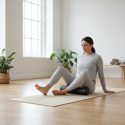 YogaFlex Roller - Essential Fitness Tool XL Black TwinTilt Steel Pet Feeder