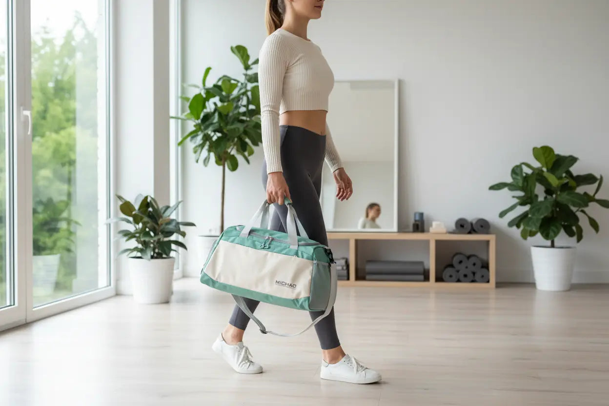 Fashionable Portable Yoga Sports Bag pink TwinTilt Steel Pet Feeder