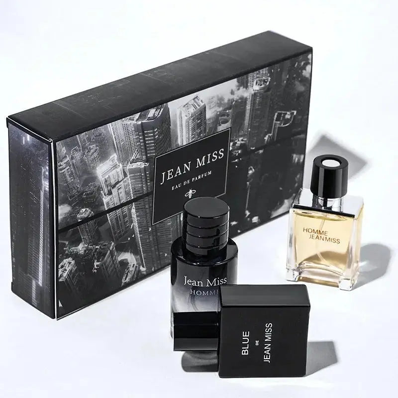 High Quality 90ml Men Perfume Hombre Gift Box 3pcs Set Colognes Scent Fascination Man Perfumes Masculinos Lasting Parfum Heren TwinTilt Steel Pet Feeder