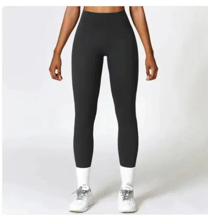 High-Waist Yoga Pants Basil Green Medium TwinTilt Steel Pet Feeder