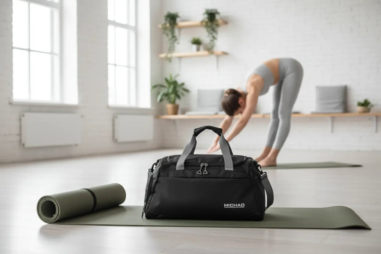 Fashionable Portable Yoga Sports Bag pink TwinTilt Steel Pet Feeder