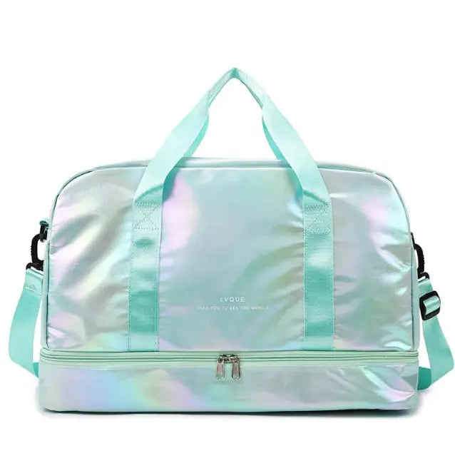 PearlFit Sports Traveler Pearlescent blue TwinTilt Steel Pet Feeder