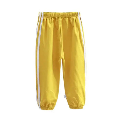 Kids Harem Pants with Black Stripes for Sport and Beach Yellow 4-5T(110) TwinTilt Steel Pet Feeder