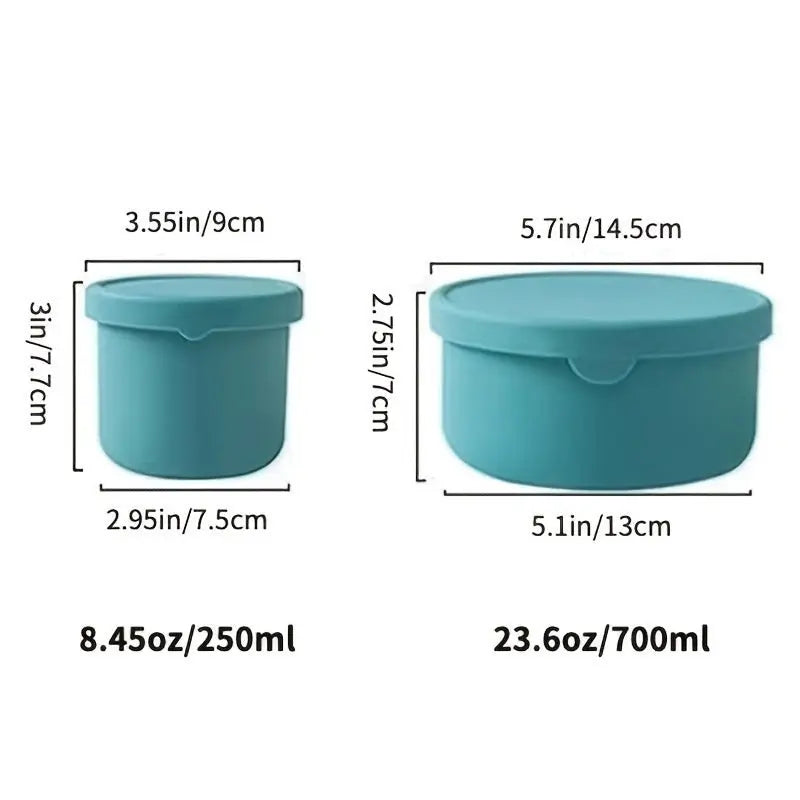 Leak-Proof Silicone Bento Box For Kids - No BPAs, No Chemical Dyes, Microwave & Dishwasher Safe!, Christmas, Halloween, Thanksgiving Day Gift TwinTilt Steel Pet Feeder