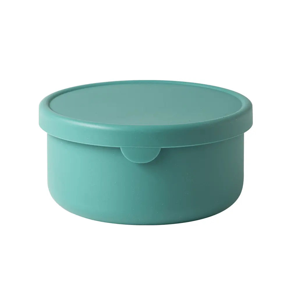 Leak-Proof Silicone Bento Box For Kids - No BPAs, No Chemical Dyes, Microwave & Dishwasher Safe!, Christmas, Halloween, Thanksgiving Day Gift L 700ML Green TwinTilt Steel Pet Feeder