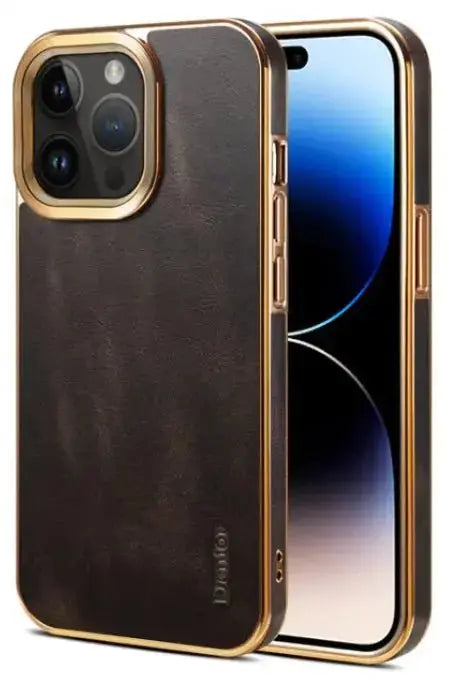 Leather Protective Phone Case Black Iphone 13 TwinTilt Steel Pet Feeder