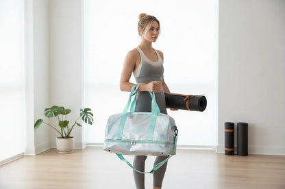 PearlFit Sports Traveler Pearlescent blue TwinTilt Steel Pet Feeder