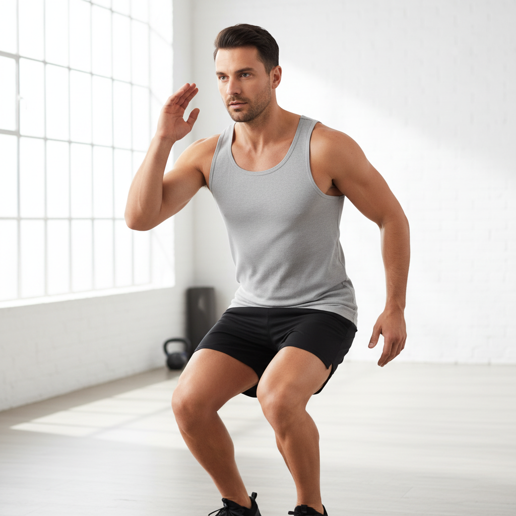 Men's Thermal Workout Vest TwinTilt Steel Pet Feeder