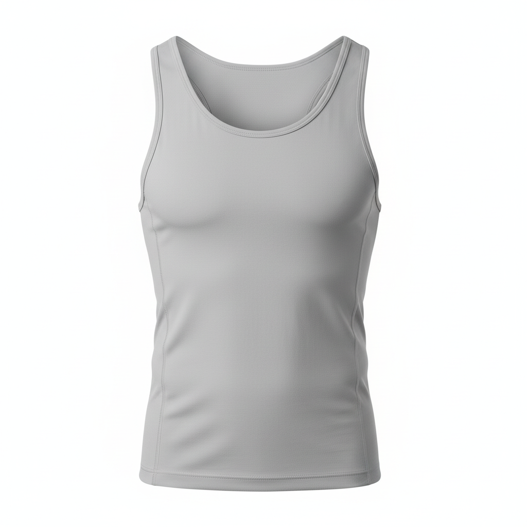 Men's Thermal Workout Vest Black XXXL TwinTilt Steel Pet Feeder