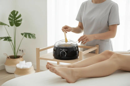 LULAA Electric Wax Warmer and Heater for Soft Paraffin for Hair Removal with Adjustable Temperature for Salon Quality for Home TwinTilt Steel Pet Feeder