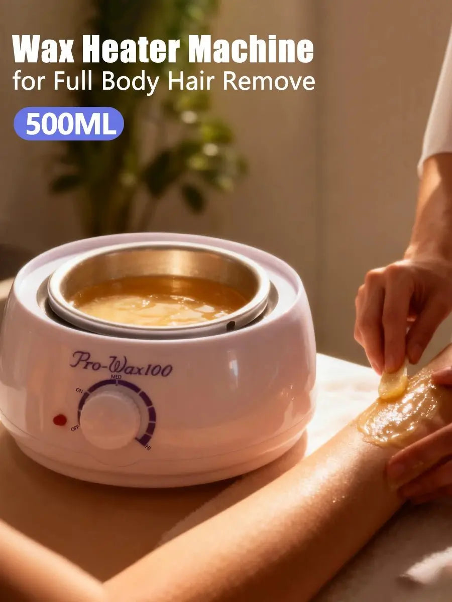 LULAA Electric Wax Warmer and Heater for Soft Paraffin for Hair Removal with Adjustable Temperature for Salon Quality for Home TwinTilt Steel Pet Feeder