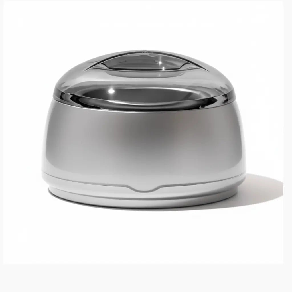 LULAA Electric Wax Warmer and Heater for Soft Paraffin for Hair Removal with Adjustable Temperature for Salon Quality for Home Black EU Plug TwinTilt Steel Pet Feeder