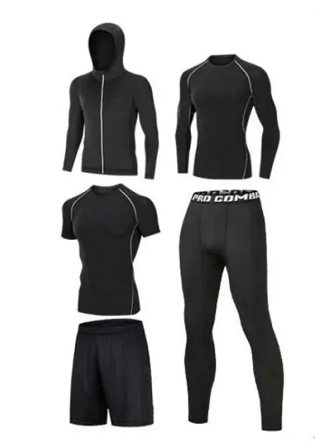 Men's 7-Piece Compression Running & Gym Fitness Set TwinTilt Steel Pet Feeder