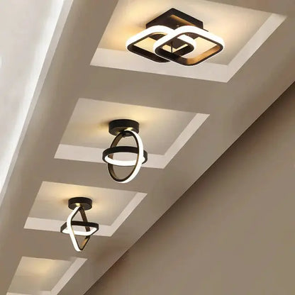 Modern LED Corridor and Entrance Ceiling Light TwinTilt Steel Pet Feeder