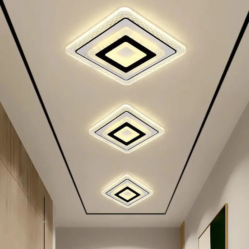 Modern Minimalist Corridor Ceiling Spotlight Light TwinTilt Steel Pet Feeder