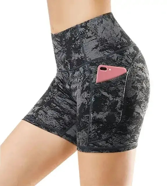 New Women's Yoga Fitness Running Shorts Dark Grey M TwinTilt Steel Pet Feeder