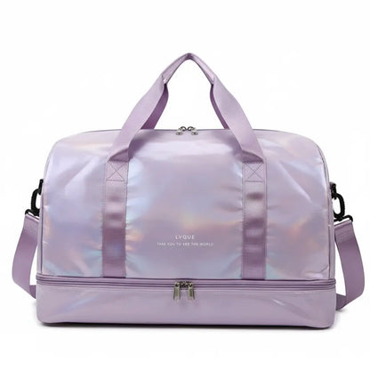 PearlFit Sports Traveler Pearlescent blue TwinTilt Steel Pet Feeder